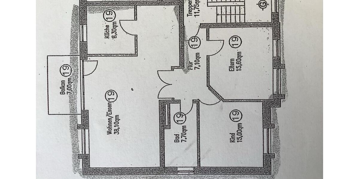 Etagenwohnung Wallenhorst - 3 Zimmer, 95 m&sup2;, 920&euro; | Angebot:25805439