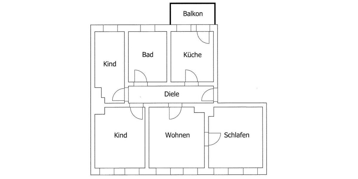 Etagenwohnung Riesa Innenstadt - 4 Zimmer, 102 m&sup2;, 530&euro; | Angebot:25776481
