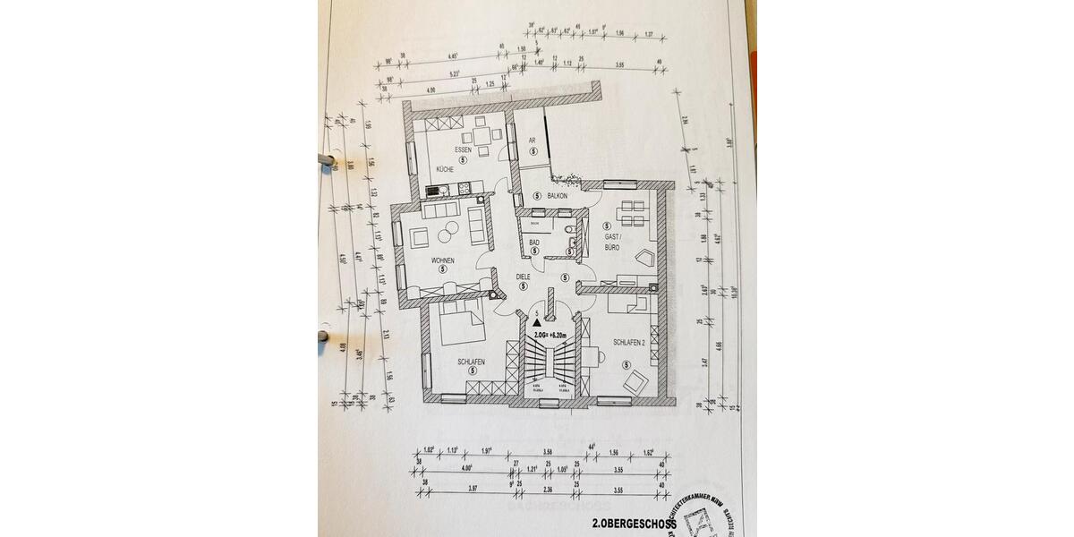 Etagenwohnung Hagen - 4.5 Zimmer, 107 m&sup2;, 950&euro; | Angebot:26613517