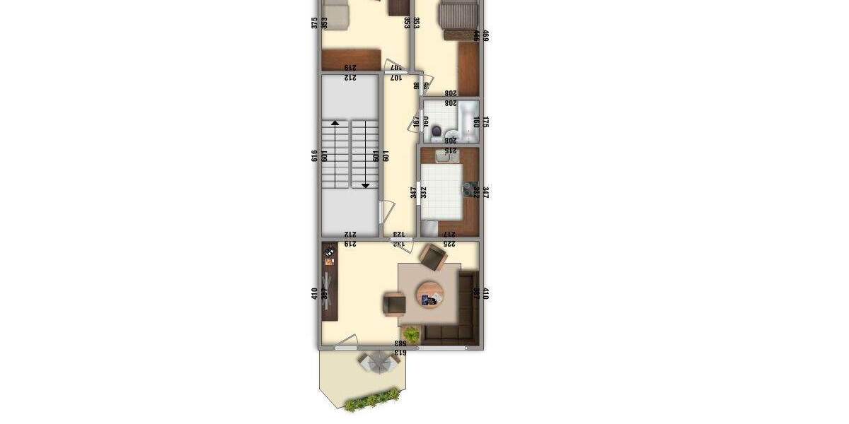 Etagenwohnung Nordhausen Nordhausen Ost - 3 Zimmer, 59 m&sup2;, 320&euro; | Angebot:25694881