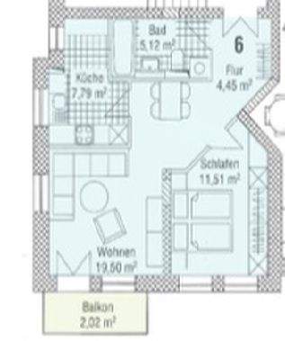 Gemütliche Wohnung im sanierten Altbau mitten in Striesen 2 zimmer