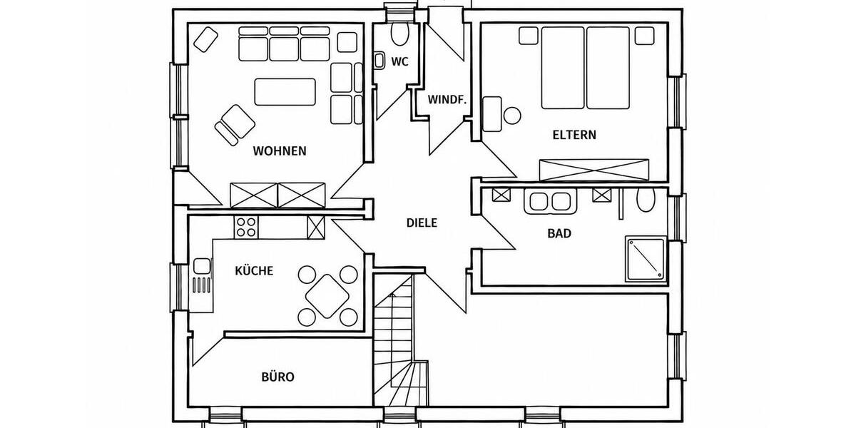 Erdgeschoßwohnung Winterberg - 3 Zimmer, 85 m&sup2;, 800&euro; | Angebot:27621128