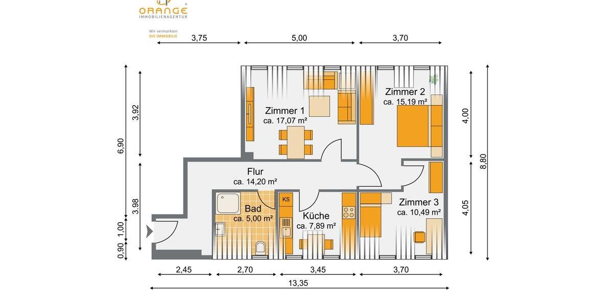 ***Möbliert und zentral - Ihre Wohnung im Nürnberger Norden*** 3 zimmer