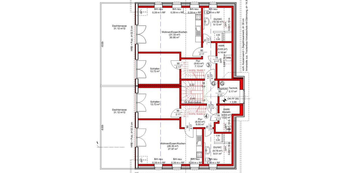 Mehrfamilienhaus, Wohnhaus Verden (Aller) - 3 Zimmer, 100 m&sup2;, 1.450&euro; | Angebot:24672564