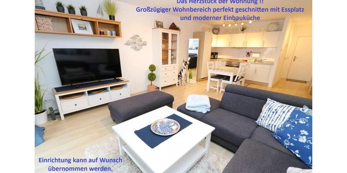 Etagenwohnung Kellenhusen (Ostsee) - 2 Zimmer, 69 m&sup2;, 910&euro; | Angebot:26579971