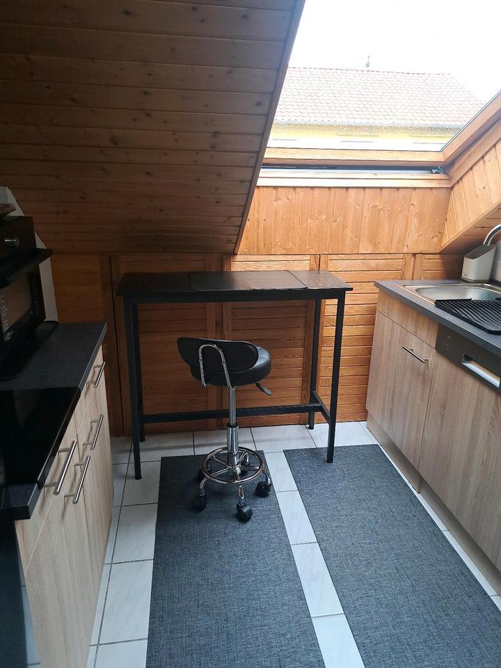 1 Zimmer-DG-Apartment, klimatisiert, neu renoviert, vollmöbliert,