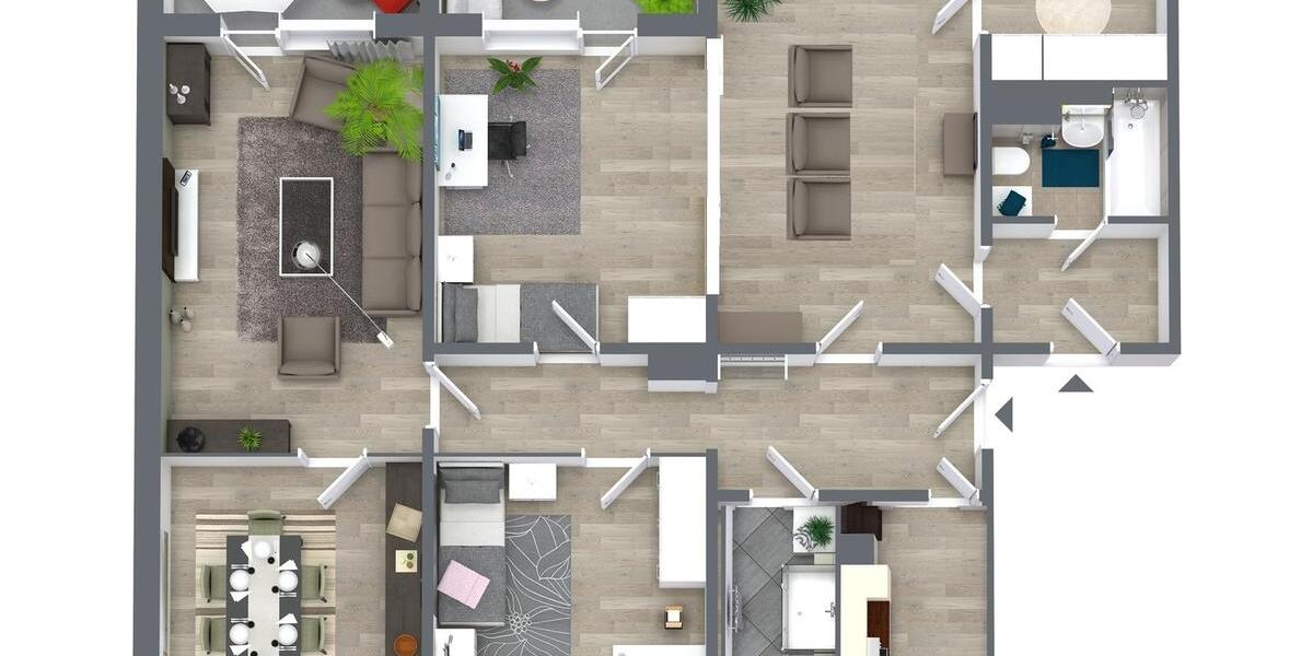 Etagenwohnung Chemnitz Bernsdorf - 5 Zimmer, 115 m&sup2;, 730&euro; | Angebot:26271609