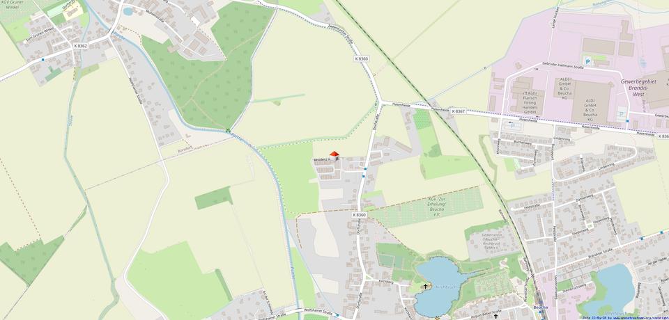 Etagenwohnung Brandis Kleinsteinberg - 1 Zimmer, 37 m&sup2;, 342&euro; | Angebot:26058052