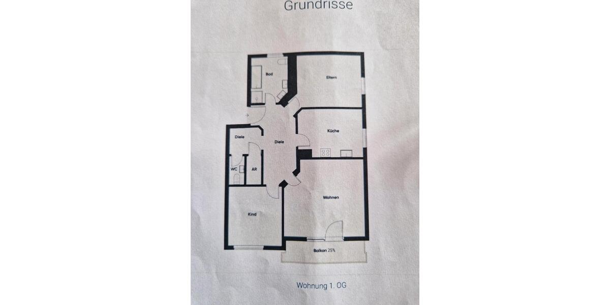 Etagenwohnung Essenbach - 3.5 Zimmer, 88 m&sup2;, 900&euro; | Angebot:26252369