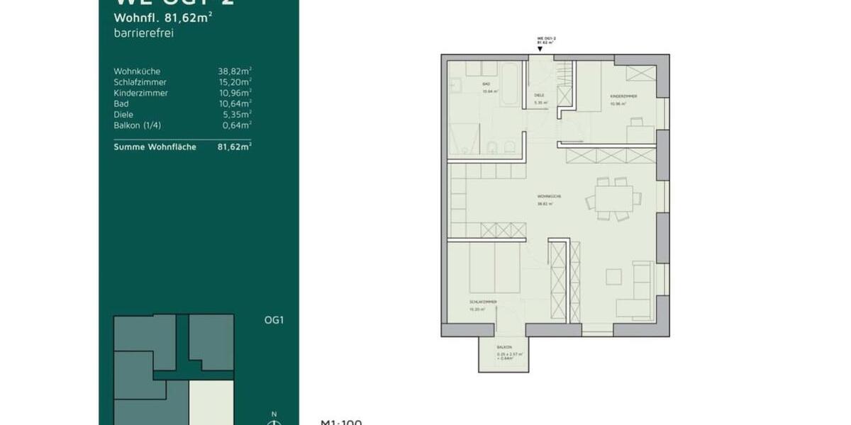 Erdgeschoßwohnung Wuppertal Cronenberg - 3 Zimmer, 73 m&sup2;, 948&euro; | Angebot:26021647