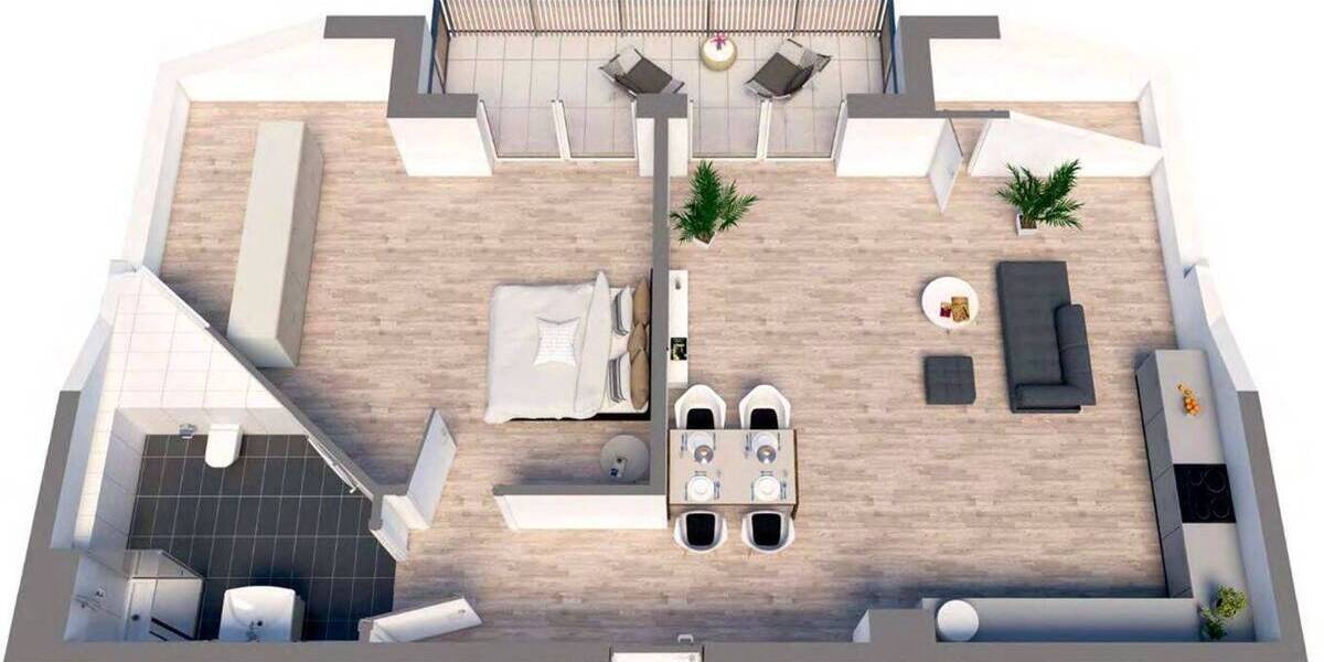 Etagenwohnung Garmisch-Partenkirchen Partenkirchen - 2 Zimmer, 70 m&sup2;, 1.580&euro; | Angebot:26276755