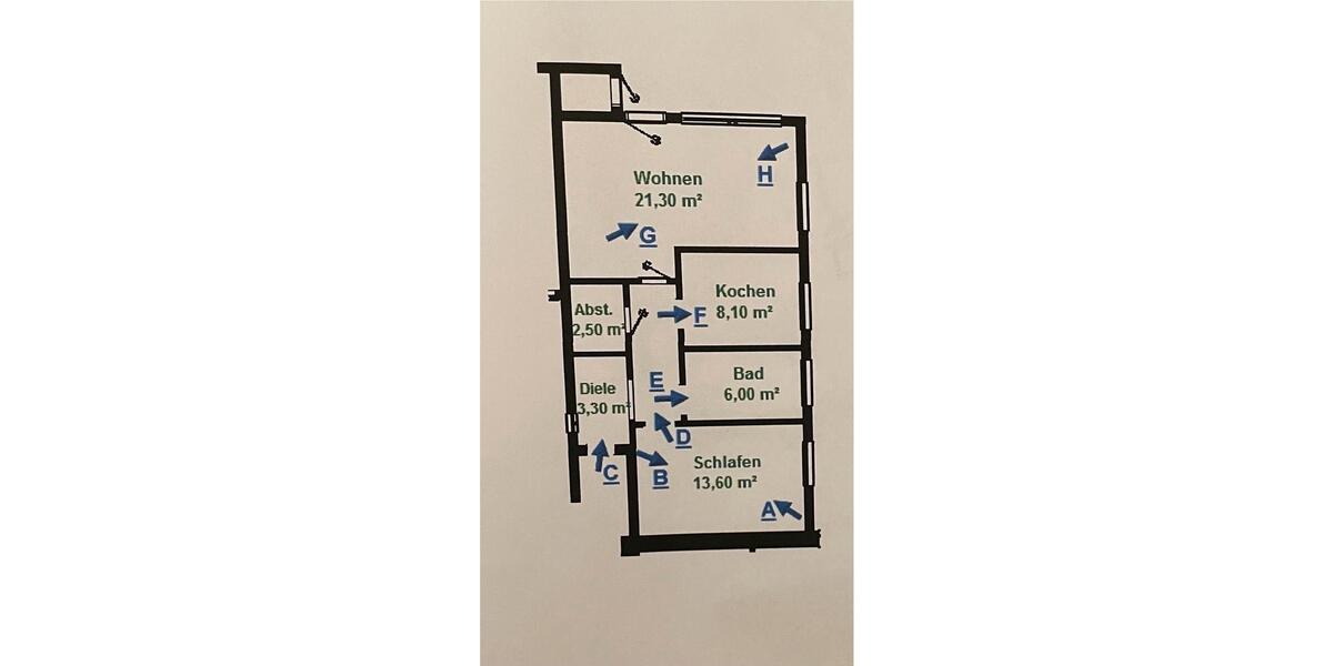 Erdgeschoßwohnung Beverstedt - 2 Zimmer, 60 m&sup2;, 565&euro; | Angebot:26581842