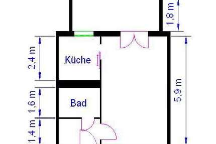 Wohnung Magdeburg Neustädter Feld - 1 Zimmer, 37 m&sup2;, 223&euro; | Angebot:25156224