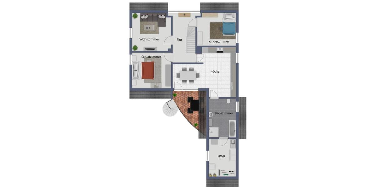 Etagenwohnung Werlte - 4 Zimmer, 104 m&sup2;, 650&euro; | Angebot:24624656