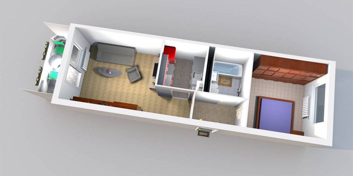 Etagenwohnung Hainichen - 2 Zimmer, 39 m&sup2;, 234&euro; | Angebot:26439732
