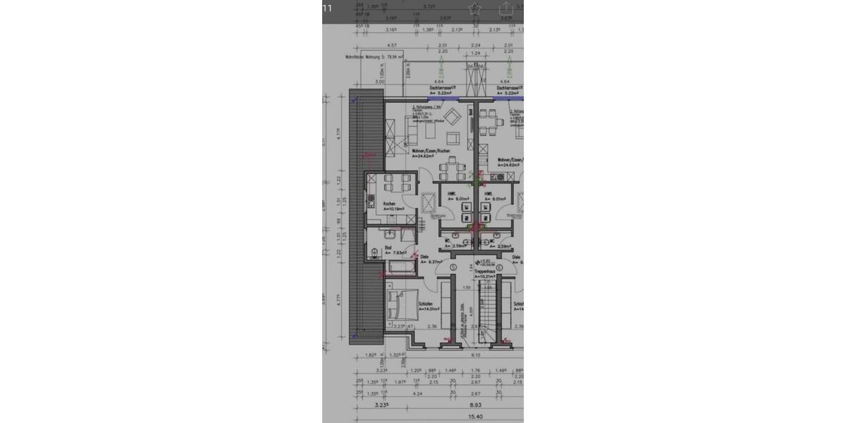 Dachgeschoßwohnung Herford - 2 Zimmer, 80 m&sup2;, 960&euro; | Angebot:25990251