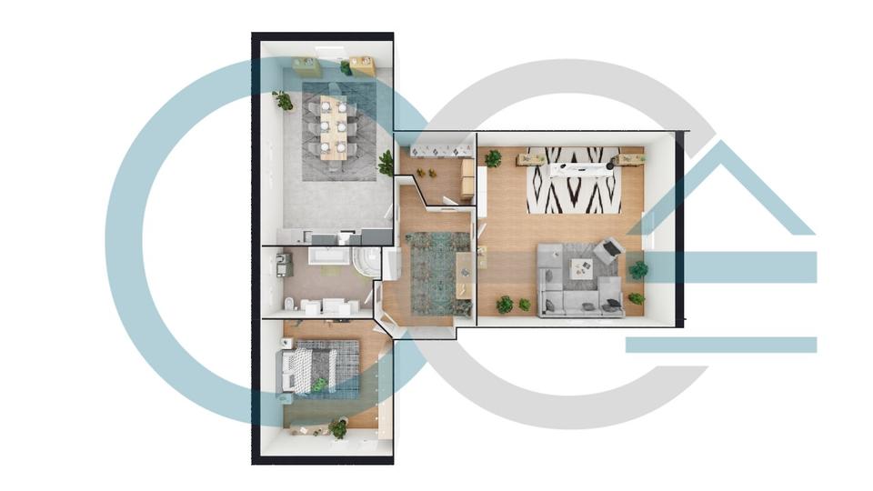 Dachgeschoßwohnung Hoya - 2 Zimmer, 100 m&sup2;, 700&euro; | Angebot:26297092