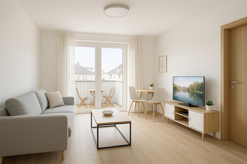 Sonnige TraumWohnung zum Erstbezug nach Kernsanierung im obersten Geschoss mit Balkon und Ausblick!