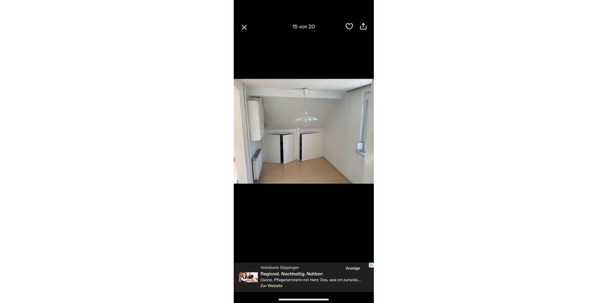 Dachgeschoßwohnung Schorndorf - 4.5 Zimmer, 81 m&sup2;, 950&euro; | Angebot:24775286