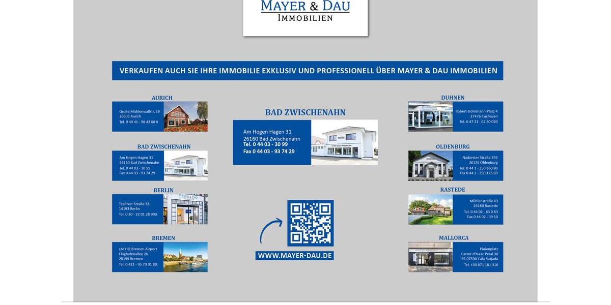 Etagenwohnung Westerstede - 3 Zimmer, 76 m&sup2;, 640&euro; | Angebot:24866311