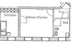 Etagenwohnung Halle (Saale) Innenstadt - 2 Zimmer, 38 m&sup2;, 330&euro; | Angebot:26704366