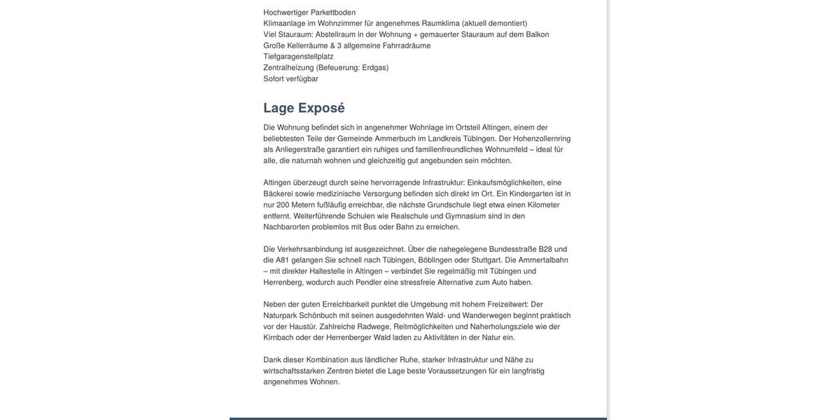 Etagenwohnung Tübingen - 3 Zimmer, 98 m&sup2;, 1.300&euro; | Angebot:24840702