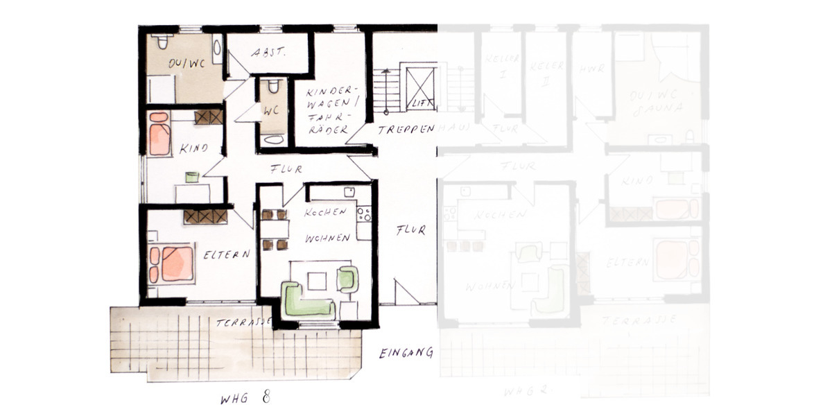 Erdgeschoßwohnung Kall - 3 Zimmer, 102 m&sup2;, 1.224&euro; | Angebot:25960392