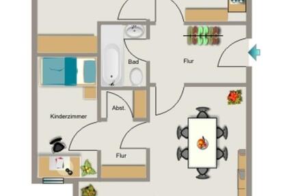 3-Zimmer-Wohnung in Dortmund Mitte zimmer