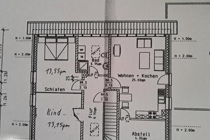 Wohnung Hambergen - 3 Zimmer, 70 m&sup2;, 600&euro; | Angebot:26567087