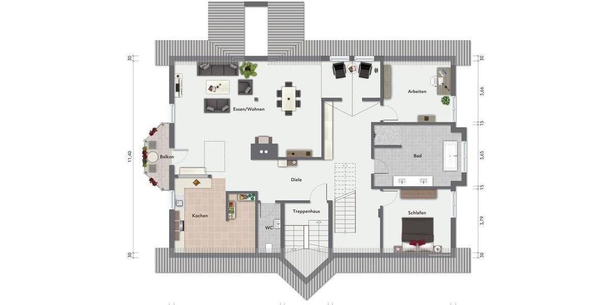 Etagenwohnung Kehl - 5 Zimmer, 200 m&sup2;, 1.800&euro; | Angebot:23846186