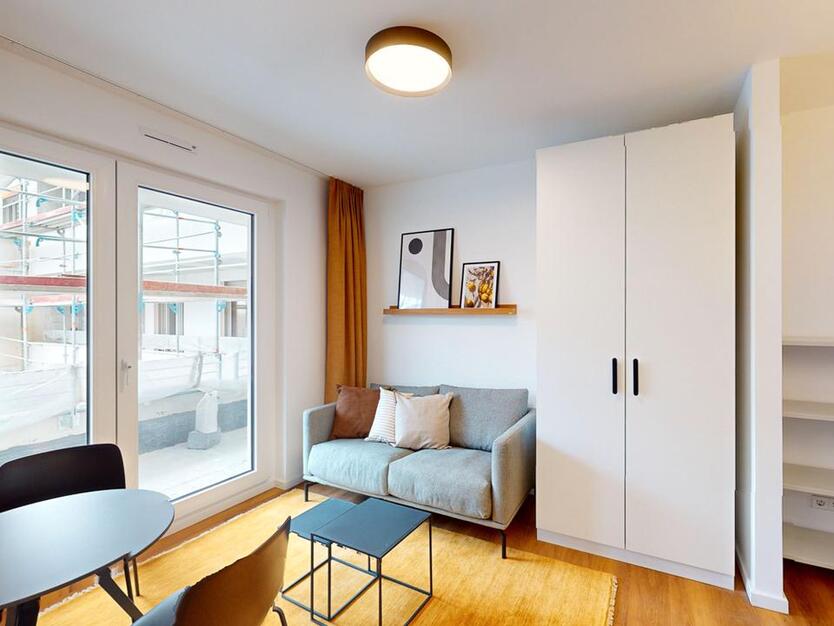 Modern ausgestattete 1-Zimmer-Wohnung