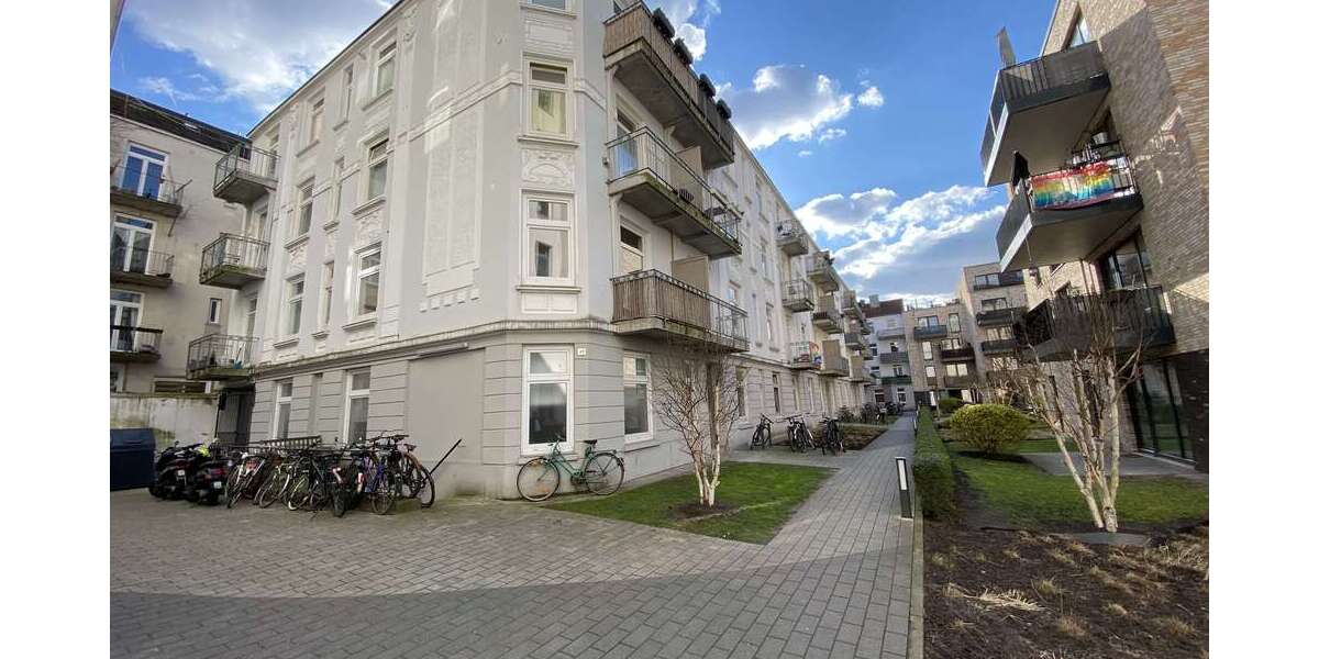 Etagenwohnung Hamburg St. Pauli - 2.5 Zimmer, 58 m&sup2;, 953&euro; | Angebot:25289055