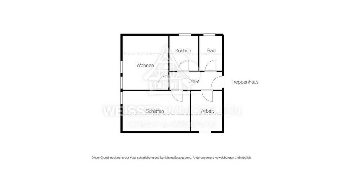 Etagenwohnung Erlangen Alterlangen - 3 Zimmer, 43 m&sup2;, 510&euro; | Angebot:26725506