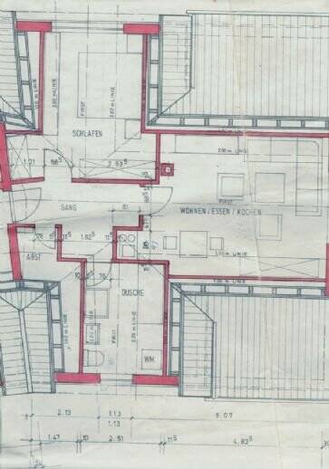 Etagenwohnung Bad Brückenau Römershag - 2 Zimmer, 50 m&sup2;, 310&euro; | Angebot:24765236