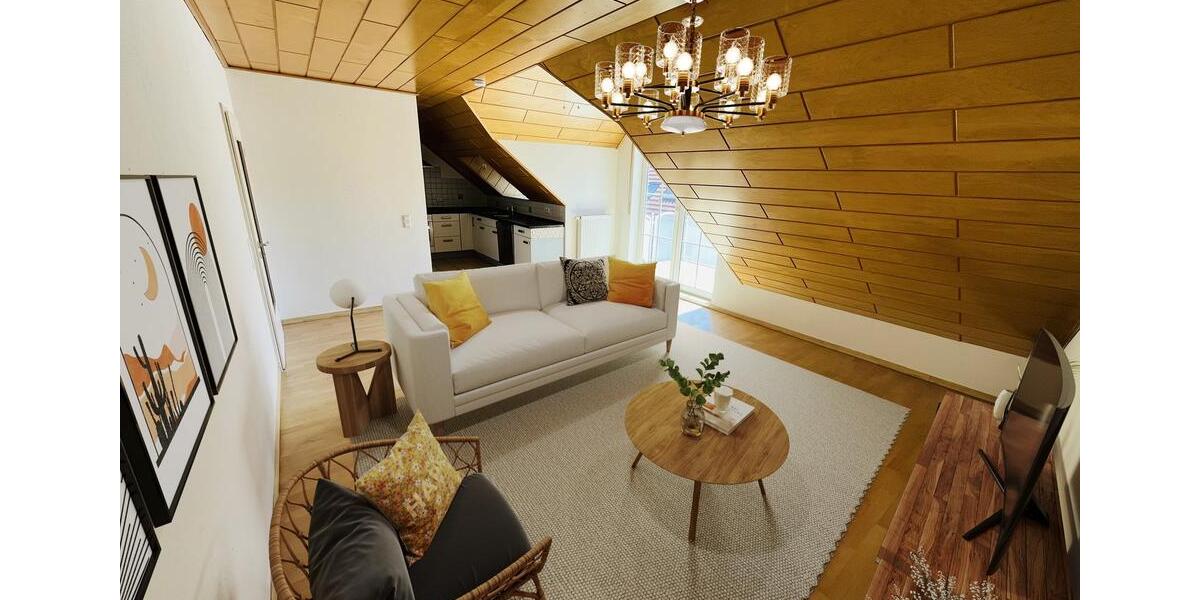 Dachgeschoßwohnung Bad Rappenau - 2.5 Zimmer, 67 m&sup2;, 950&euro; | Angebot:25960105