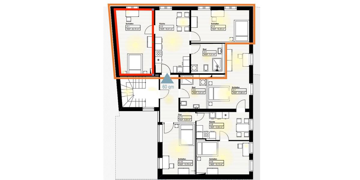 Wohnen auf Zeit Hof Altstadt - 1 Zimmer, 20 m&sup2;, 400&euro; | Angebot:25757487