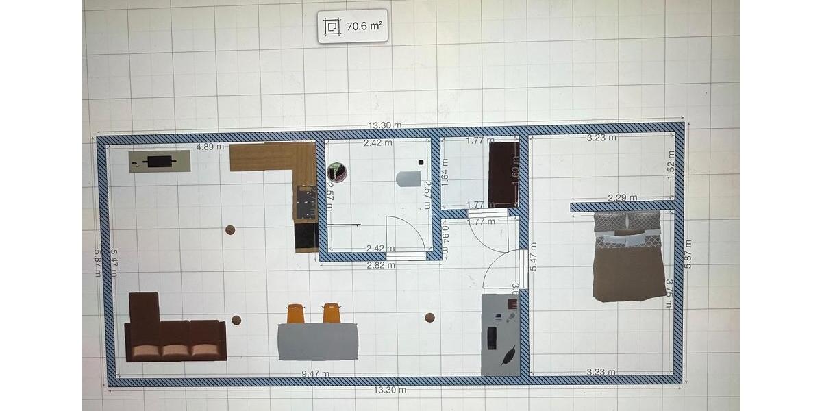 Dachgeschoßwohnung Sinsheim - 2 Zimmer, 68 m&sup2;, 870&euro; | Angebot:26149419