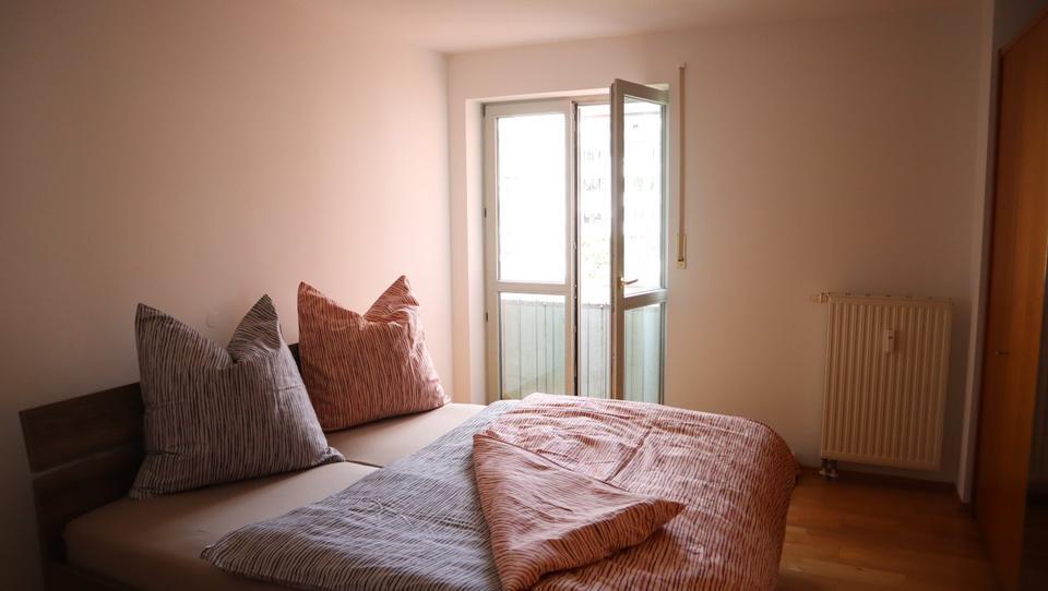 Ruhig & möbliert direkt am Lech 3 ZKB Wohnung mit Balkon