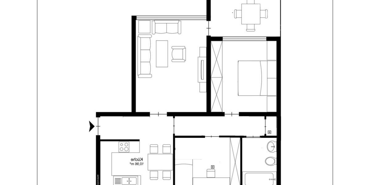 Erdgeschoßwohnung Neuenkirchen - 3 Zimmer, 80 m&sup2;, 835&euro; | Angebot:26196661