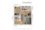 Erdgeschoßwohnung Köthen (Anhalt) - 1 Zimmer, 30 m&sup2;, 197&euro; | Angebot:26669489