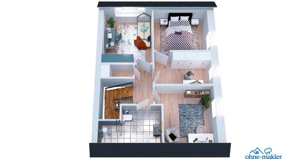 Doppelhaushälfte Selsingen - 3 Zimmer, 109 m&sup2;, 1.380&euro; | Angebot:25930619