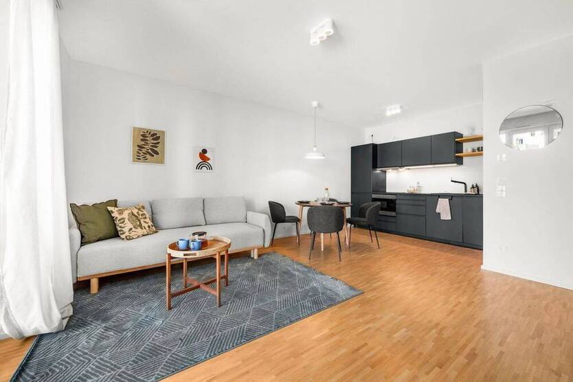 3-12 Mon. Zwischenmiete - LUXURIÖSEN NEUBAU genießen auf 55qm mit TG