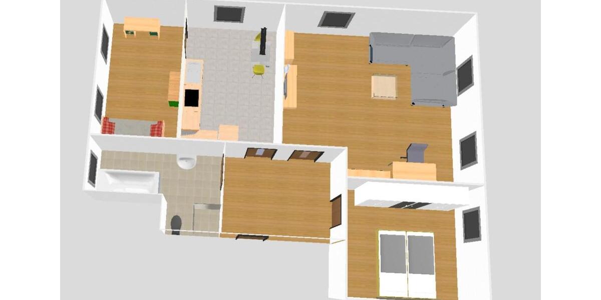 Etagenwohnung Großenhain - 3 Zimmer, 90 m&sup2;, 642&euro; | Angebot:26125418
