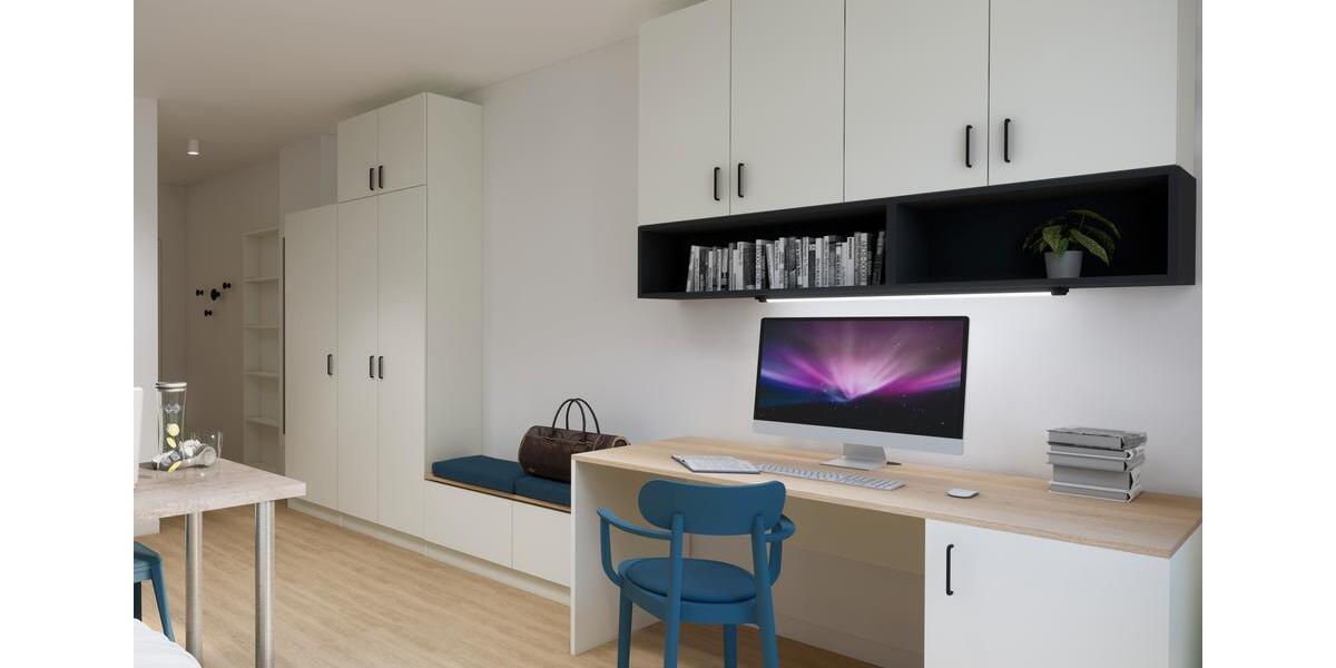 Urban leben & studieren – dein möbliertes Apartment im Quartillion 1 zimmer