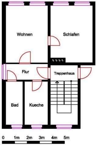 Etagenwohnung Harztor - 2 Zimmer, 47 m&sup2;, 250&euro; | Angebot:24940021