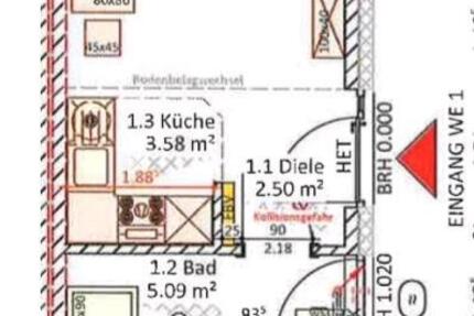 Wohnung Hamburg Wandsbek - 1 Zimmer, 20 m&sup2;, 800&euro; | Angebot:26649015