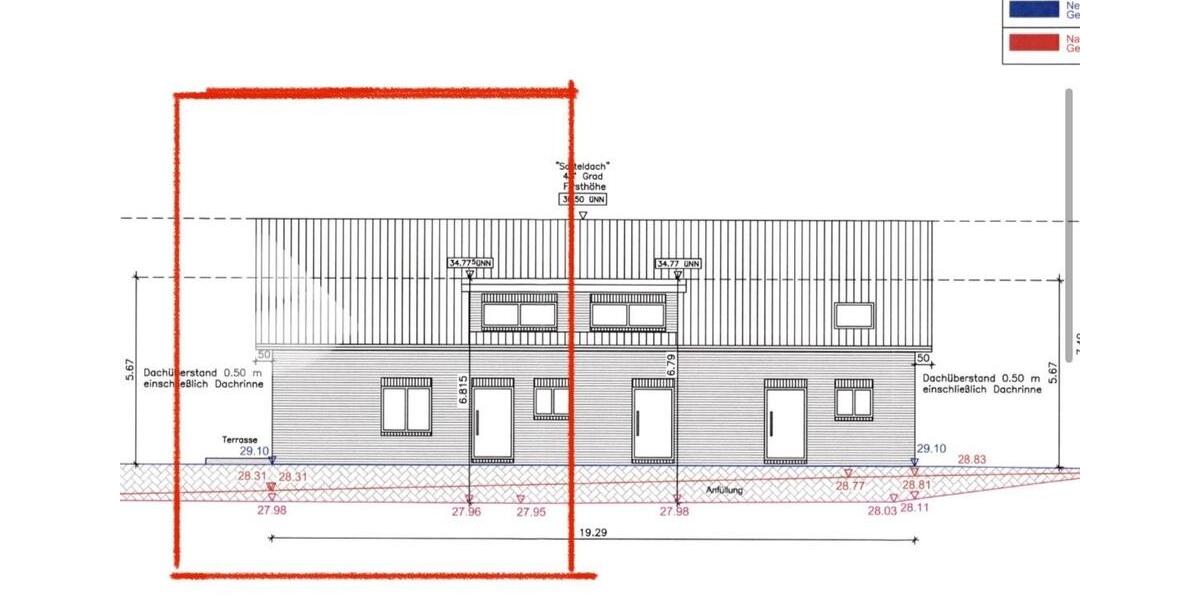Doppelhaushälfte Schwarmstedt - 3 Zimmer, 90 m&sup2;, 1.250&euro; | Angebot:24110986