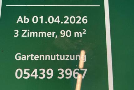 Wohnung Gehrde - 3 Zimmer, 90 m&sup2;, 900&euro; | Angebot:24570523