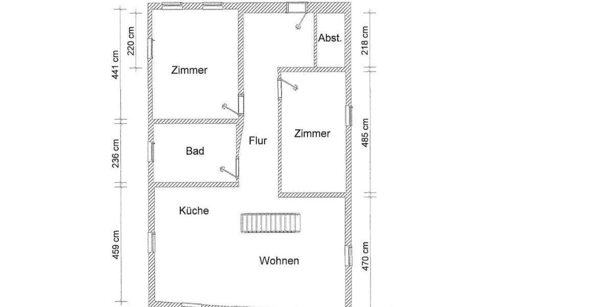 Etagenwohnung Güstrow - 4 Zimmer, 90 m&sup2;, 855&euro; | Angebot:26853040