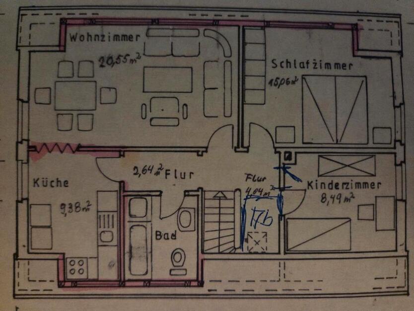 3 Zimmer Obergeschosswohnung im 2-Familienhaus zimmer
